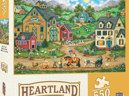 Liberty Farm Parade 550 Piece Jigsaw Puzzle For Sale