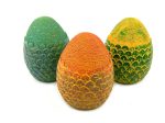 Dragon Egg 4.5-Inch Solid Resin Paperweight Prop Replicas - Set of 3 - Red, Green & Blue Discount